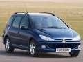 Peugeot 206 SW  - Dane techniczne, Zużycie paliwa, Wymiary