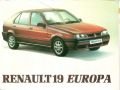 Renault 19 Europa  - Scheda Tecnica, Consumi, Dimensioni